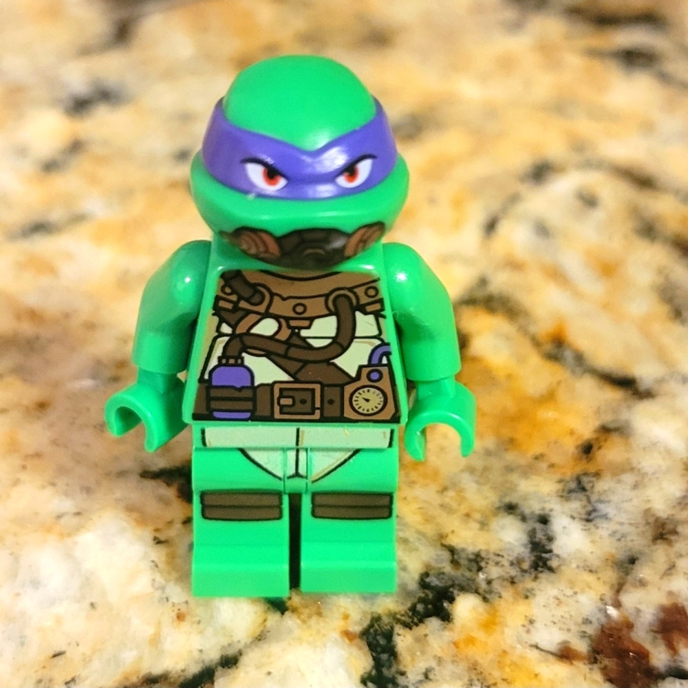 EUC LEGO Donatello Scuba Gear minifigure TMNT 79121 Teenage Mutant Ninja Turtles